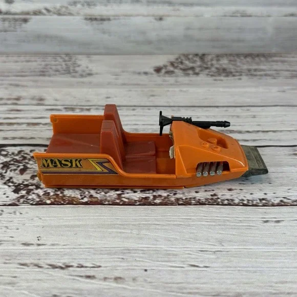 Kenner M.A.S.K. Mask Gator Off Road Vehicle With Hydroplane Boat Driver *Read* - Picture 7 of 12